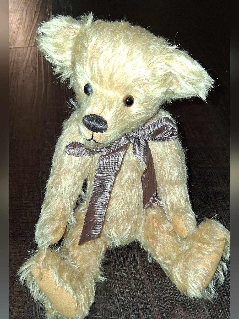 Vintage Jointed Mohair Teddy Bear